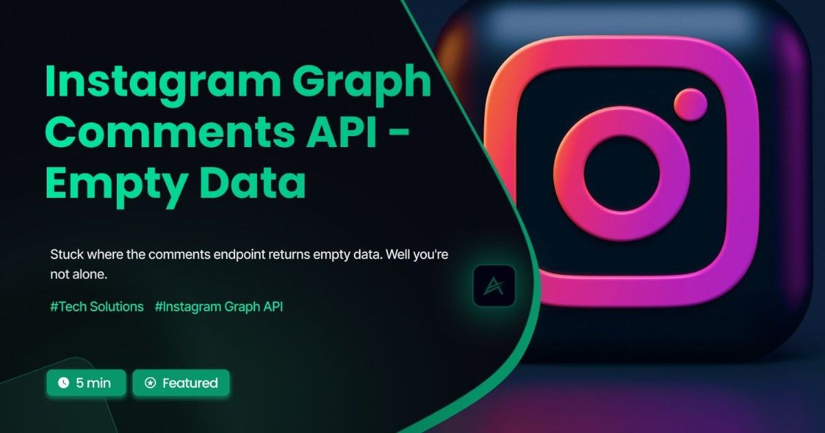 Instagram Graph Api Tutorial Solution: Instagram Graph API - Comments Data Returned with Empty Data ...